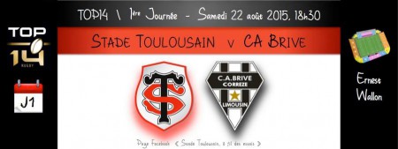 Samedi 22 août à 18h30 - 1ère journée du TOP 14